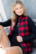 Load image into Gallery viewer, plaid vest womens

