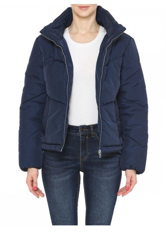 Quilted Puffer Jacket - Lovell Boutique