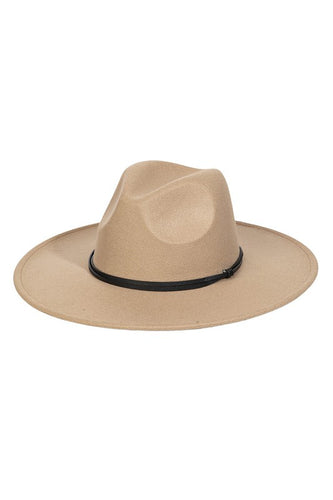 Women Beige Panama Hat - Lovell Boutique