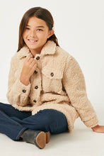 Load image into Gallery viewer, Girls Cream Front Pockets Jacket
