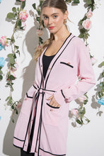 Load image into Gallery viewer, Womens Pink Long Sleeve Cardigan
