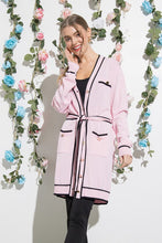 Load image into Gallery viewer, Womens Pink Pocket Cardigan

