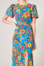 Load image into Gallery viewer, Floral Bloom Slit Midi Dress
