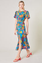 Load image into Gallery viewer, Floral Bloom Slit Midi Dress
