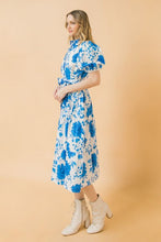 Load image into Gallery viewer, Womens Printed Poplin Midi Dress
