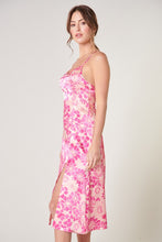 Load image into Gallery viewer, Women Pink Slit Midi Dress
