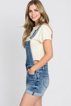Load image into Gallery viewer, Womens Denim Short Overalls
