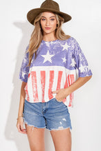 Load image into Gallery viewer, Women American Flag Shirt
