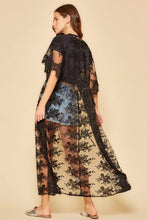 Load image into Gallery viewer, Womens Black Lace Outer Wear
