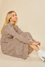 Load image into Gallery viewer, Women Leopard Printed Autumn Midi Dress

