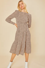 Load image into Gallery viewer, Womens Leopard printed Tiered Skirt Dress
