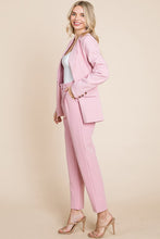 Load image into Gallery viewer, Womens Pink Suit Matching Pants Set
