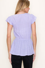 Load image into Gallery viewer, Womens Lavender Short Sleeveless Top
