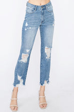 Load image into Gallery viewer, Womens Medium Wash High Waisted Jeans
