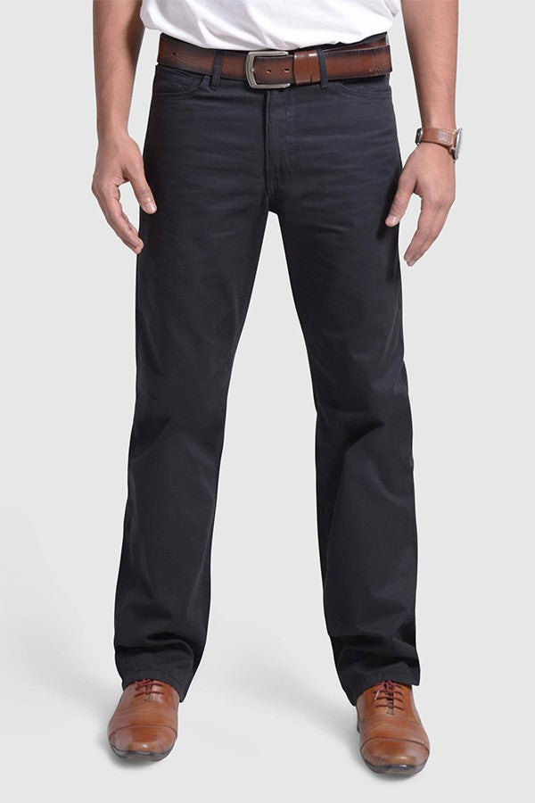 Mens Black Chino Pants