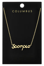 Load image into Gallery viewer, Initial and Zodiac Necklace - Lovell Boutique
