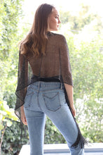 Load image into Gallery viewer, Metallic Net Shawl - Lovell Boutique
