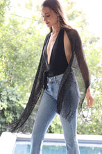 Load image into Gallery viewer, Metallic Net Shawl - Lovell Boutique
