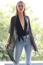 Load image into Gallery viewer, Metallic Net Shawl - Lovell Boutique
