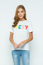 Load image into Gallery viewer, Women Vacay Patched T-Shirt
