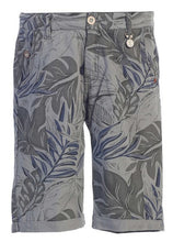 Load image into Gallery viewer, Boys Charcoal Printed Shorts with Pockets
