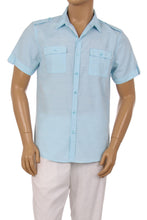 Load image into Gallery viewer, Mens Short Sleeve Shirt with Pockets
