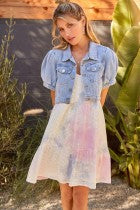 Load image into Gallery viewer, Denim Crop Jacket
