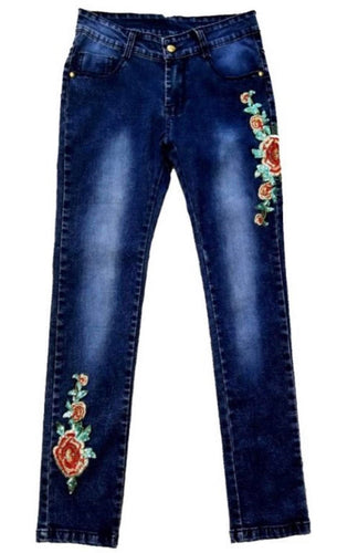 Girls Dark Wash Denim Pants