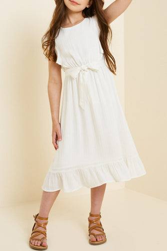 Girls Off-White Maxi Dress