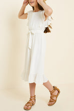 Load image into Gallery viewer, Girls Off-White Sunday Dress
