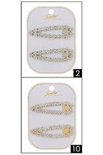 Load image into Gallery viewer, Rhinestone Hair Clip Set - Lovell Boutique
