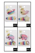 Load image into Gallery viewer, Girls Animal Hair Clip Set
