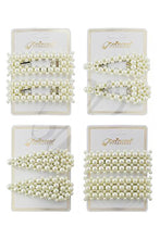 Load image into Gallery viewer, Faux Pearl Hair Clip Set
