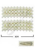 Load image into Gallery viewer, Faux Pearl Hair Clip Set
