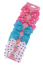 Load image into Gallery viewer, Girls 6-pc Alligator Clip Hair Bow Set
