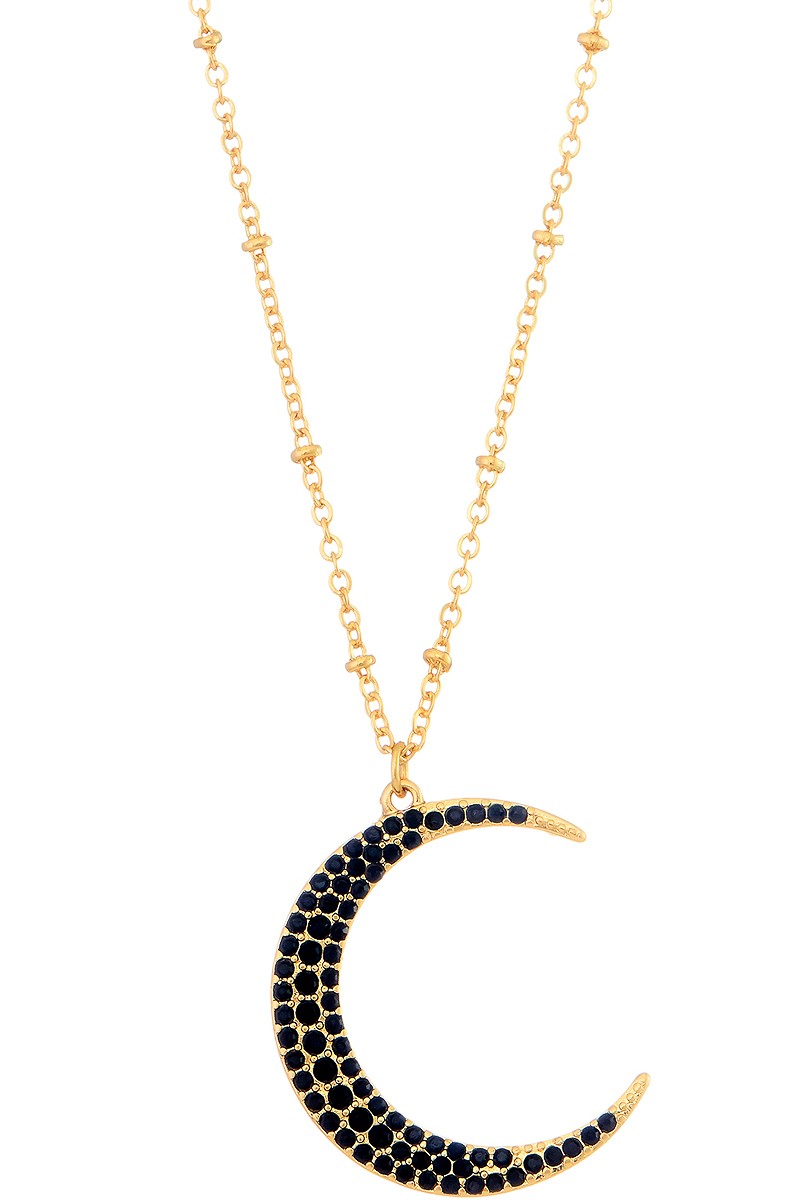 Crescent Pendant Necklace