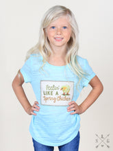 Load image into Gallery viewer, Girls Aqua Short Sleeve Shirt
