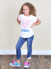 Load image into Gallery viewer, Girls White Pompom Top
