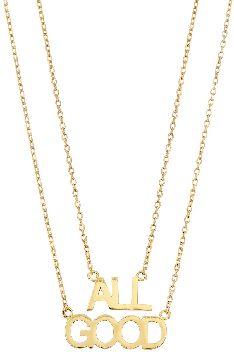 Layered Chain Necklace - Lovell Boutique