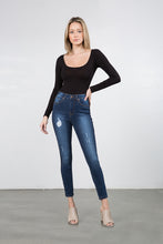 Load image into Gallery viewer, High-rise Distressed Skinny Jeans - Lovell Boutique

