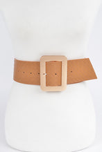 Load image into Gallery viewer, Women Camel and Gold Waist Belt
