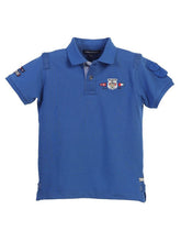 Load image into Gallery viewer, Boys Royal Short Sleeve Polo Shirt
