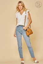 Load image into Gallery viewer, Ruffle Sleeveless Shirt - Lovell Boutique
