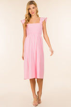 Load image into Gallery viewer, Womens Light Pink Midi Dress
