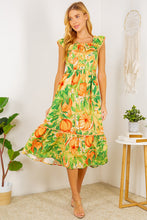 Load image into Gallery viewer, womens fall festive pumpkin printed dress
