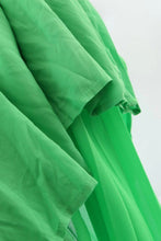 Load image into Gallery viewer, womens fully lined pleated green dress
