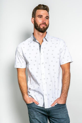 Mens Mint Short Sleeve Shirt - Lovell Boutique