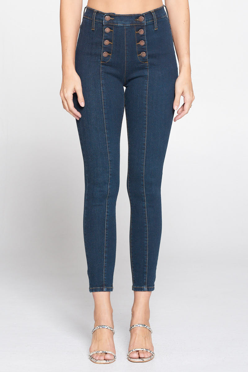 Women High-Rise Skinny Jeans - Lovell Boutique