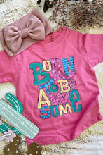 Load image into Gallery viewer, Girls Pink Short Sleeve Graphic Top

